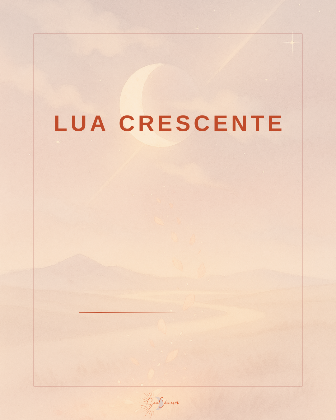 Aquarela da Lua Crescente